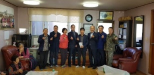 강원아스콘·강원레미콘 양구서 장학금 전달