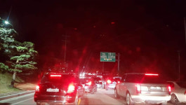 [포토뉴스]고성ㆍ속초 산불로 미시령 터널 통제