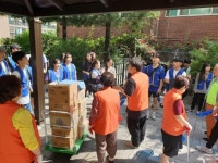 [포토뉴스]명륜종합사회복지관-마을주민-한라대 환경미화 활동