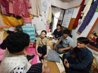 [포토뉴스]강원지방우정청 독거노인 봉사