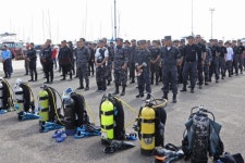 [포토뉴스]특수임무유공자회 강원도지회 수중정화 활동