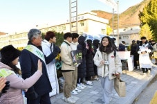 [포토뉴스]정선 수능 응원