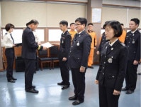 [포토뉴스]홍천소방서 직원 신고식