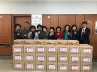 [포토뉴스]춘천 소양제일교회 라면 100상자 기탁