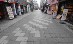 [포토뉴스]인적 끊긴 강릉시내