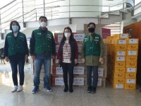 [포토뉴스]전국민주연합노동조합 강릉시지부 응원물품 전달