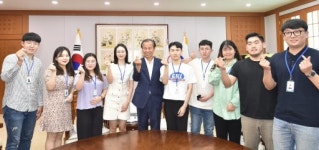 [포토뉴스]최문순 지사 - 강원일보 대학생 기자단 간담회