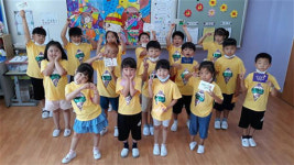 [포토뉴스]원주 우산초교 입학 100일 축하 행사