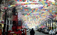 [포토뉴스]화천 선등거리는 불 밝혔는데…