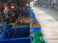 확진자 무더기 발생 강릉 주문진 어민수산시장 임시 휴업