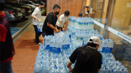 춘천시 수돗물 공급 중단 지역 생수 지원