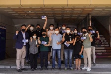 [포토뉴스]원주청년소상공인협회 방역용품 나눔 봉사