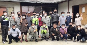 [포토뉴스]영월 한반도면 일대 저소득층 환경개선 봉사