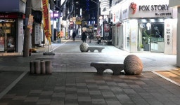 [포토뉴스]텅 빈 강릉 대학로