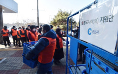 [포토뉴스]돌봄도시락의 집 춘천북부노인복지관에 도시락 배달