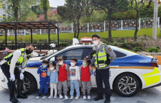 [포토뉴스]춘천경찰서 유치원 교통교육