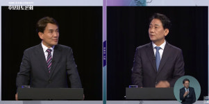 김진태 “원주 문막역 설치·중앙시장 재건축 공약해놓고 왜 못지켰나 vs 이광재 “원주~여주 복선전철은 성사, 중앙시장은 상인들간 합의 못해”