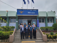 [포토뉴스]도자치경찰위원회 동해안 여름경찰서 점검