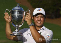 김주형, 윈덤 챔피언십 우승…한국인 역대 최연소 PGA 투어 챔피언