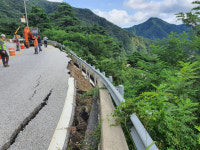 정선 용탄리 지방도 424호선 25m 유실