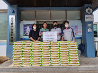 [포토뉴스]㈜DB메탈 동해공장, 추석맞이 백미 70포 기탁