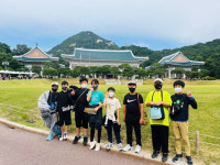 [포토뉴스]인제 하남초교 경복궁·청와대로 테마학습