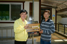 [포토뉴스]화천 동촌2리 소각산불 없는 녹색마을 현판식
