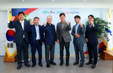 [포토뉴스]이상호 태백시장 안산시청 방문  