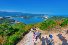 호수와 바다 환상의 고성 화진포에서 가을 만끽