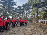 [포토뉴스]강릉 성덕동주민센터 산불 예비훈련