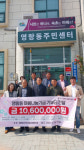 [포토뉴스]속초시 영랑동지역사회보장협의체, 기부금 전달