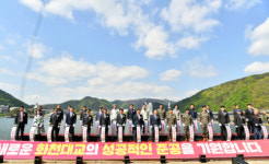 김진태지사 화천시내 진입 교량 추가 건설, 4차선 만든다 약속