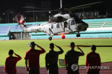 예천서 실종 14시간 만에 발견된 해병대원, 태극기에 덮여 하늘로