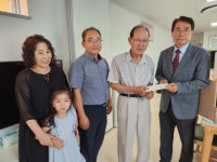 [포토뉴스]속초 장사발전협의회 마을 경로당에 후원금 전달