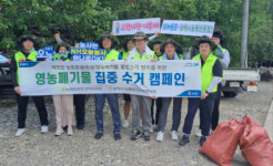 [포토뉴스]농협 삼척시지부 덕풍계곡 환경정화