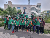 [포토뉴스]상장동 사회단체, 화단 및 인도변 환경정비 실시