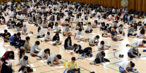 만해백일장 9일, 인제체육관에서 현장백일장으로 진행