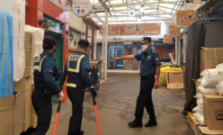 [포토뉴스]영월경찰서, 다중밀집지역 범죄 예방 순찰