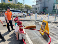[포토뉴스]동해소방서 찾아가는 소방안전교육