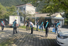 [포토뉴스]  한국국토정보공사 정선지사 환경정화 활동