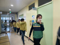 [포토뉴스]속초시보건소-속초소방서 합동 소방훈련 실시
