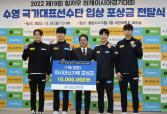황선우·김우민 “세계선수권, 올림픽도 도전하겠다”