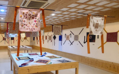 강릉서 전통 자수보자기 초대 전시회 열려