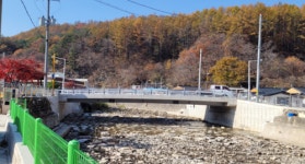 태백시, 절골교 개축 및 홍수 방호벽 설치로 주민 안전 강화