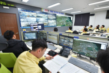 속초시, 드론·CCTV 활용 제설작업