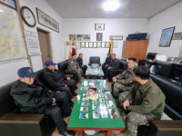 [포토뉴스]육군 21사단 백두 준사관단 6·25참전용사의 집 위문