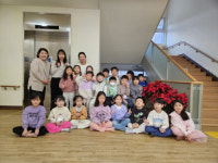강릉삼성어린이집 미술전시회 기부금 굿네이버스 강원지부에 전달