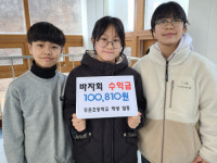 홍천 두촌초교 학생들 성금 모아 강원일보에 기탁