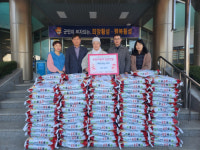 [포토뉴스] 횡성 대법사·대규건설 우천면에 쌀 1.2톤 기탁