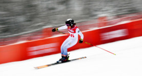 [포토뉴스] 역주하는 알파인 스키 선수들